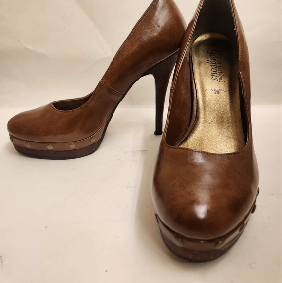 your feet look gorgeous Shoes - Your Feet Look Gorgeous Brown Platform Heels